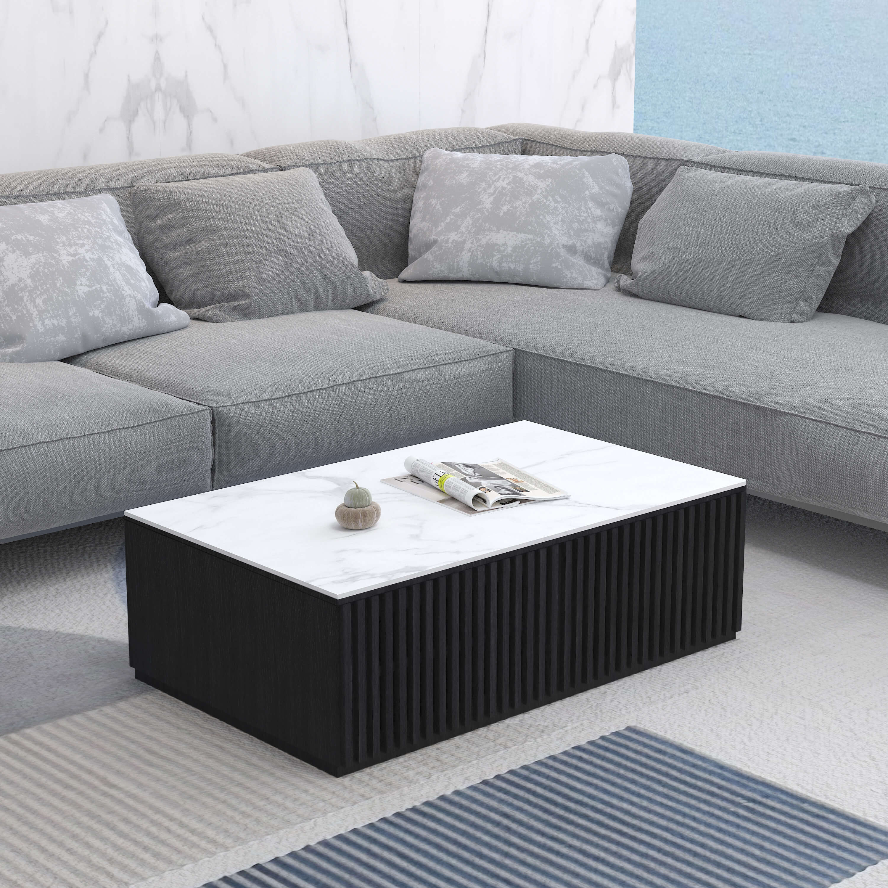 Nora Coffee Table White