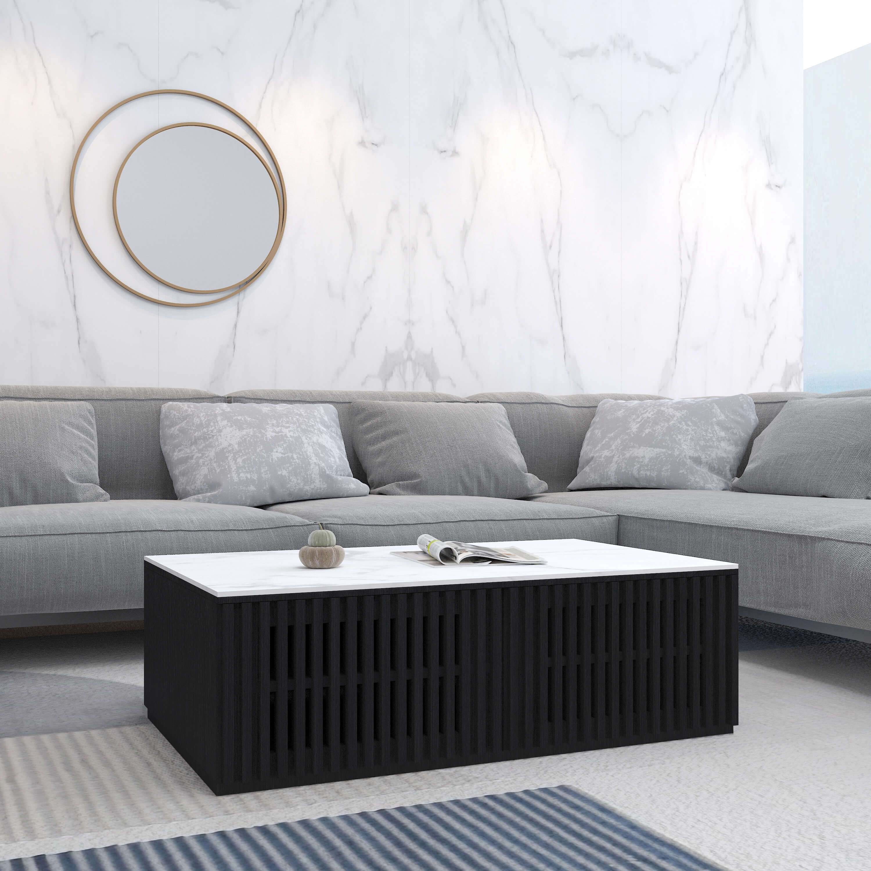 Nora Coffee Table White