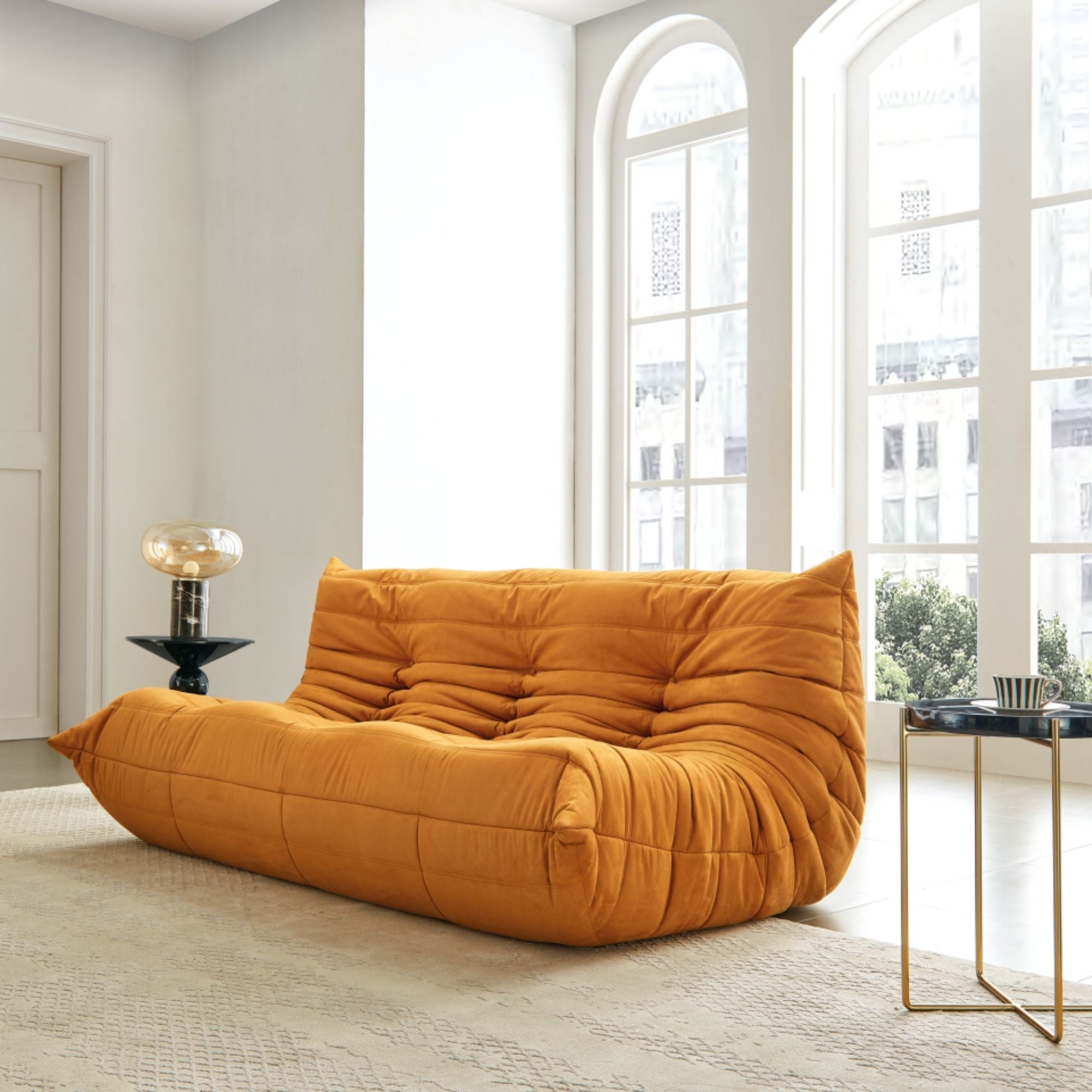 Orange 2 & 3 Seater Sofa