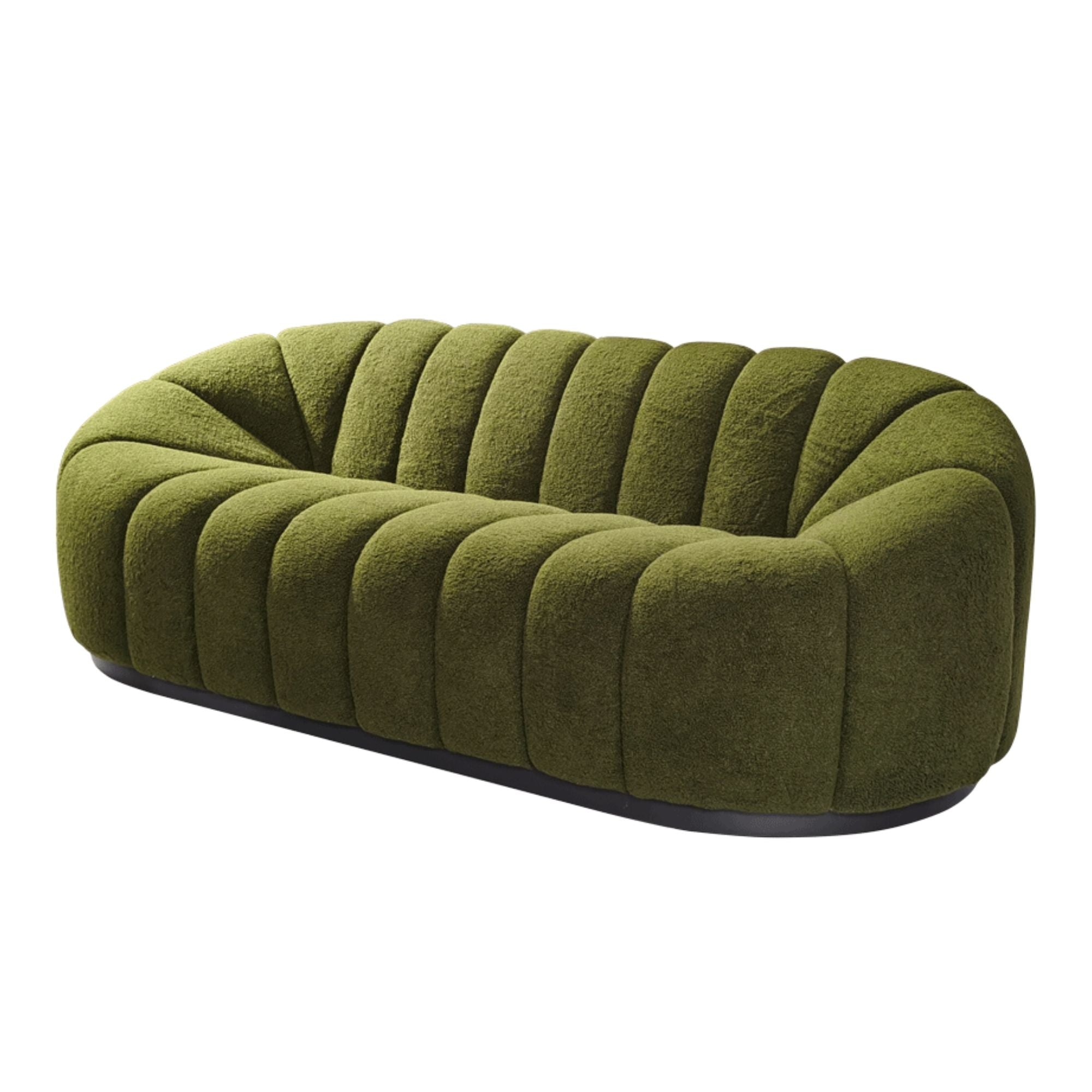 3 seater sofa green