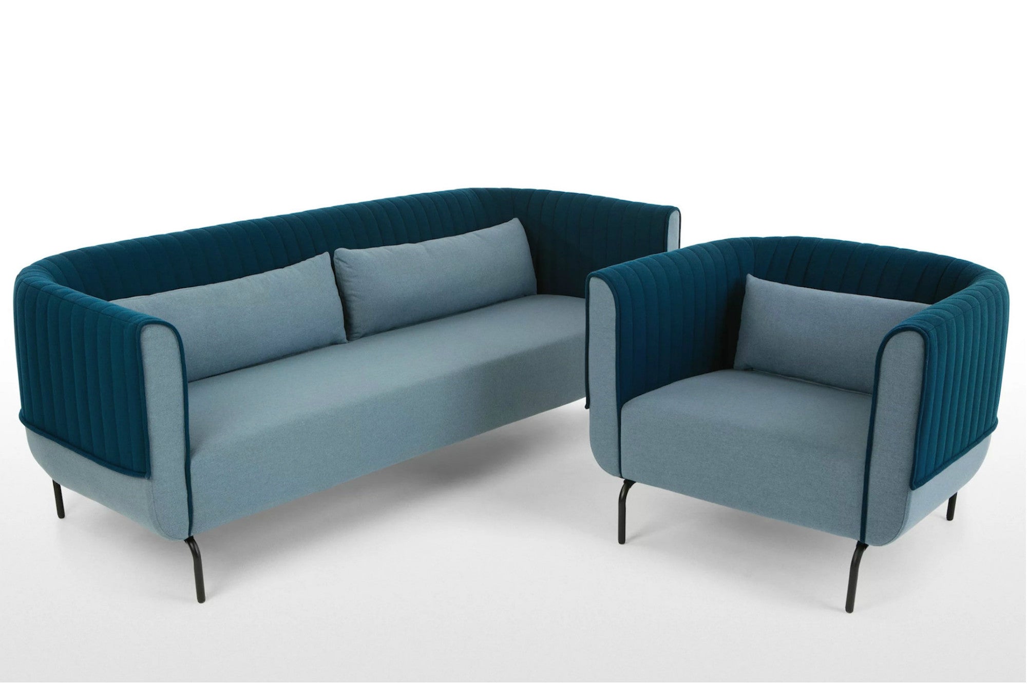 Blue Cashmere Sofa