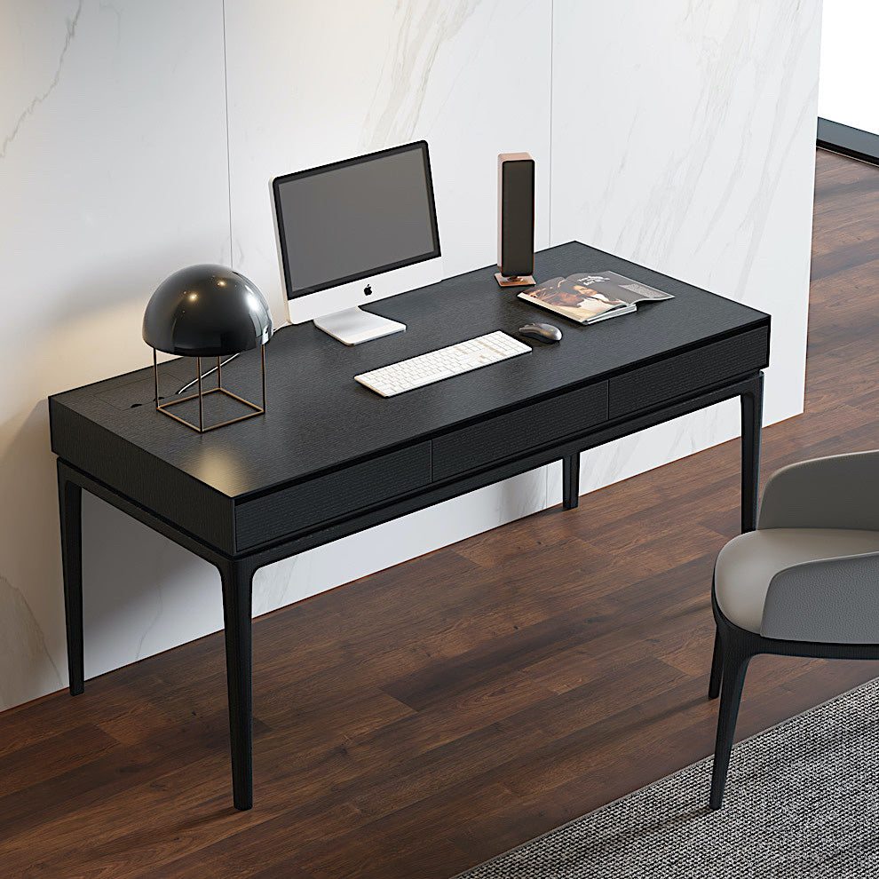 Black Home Office Desk