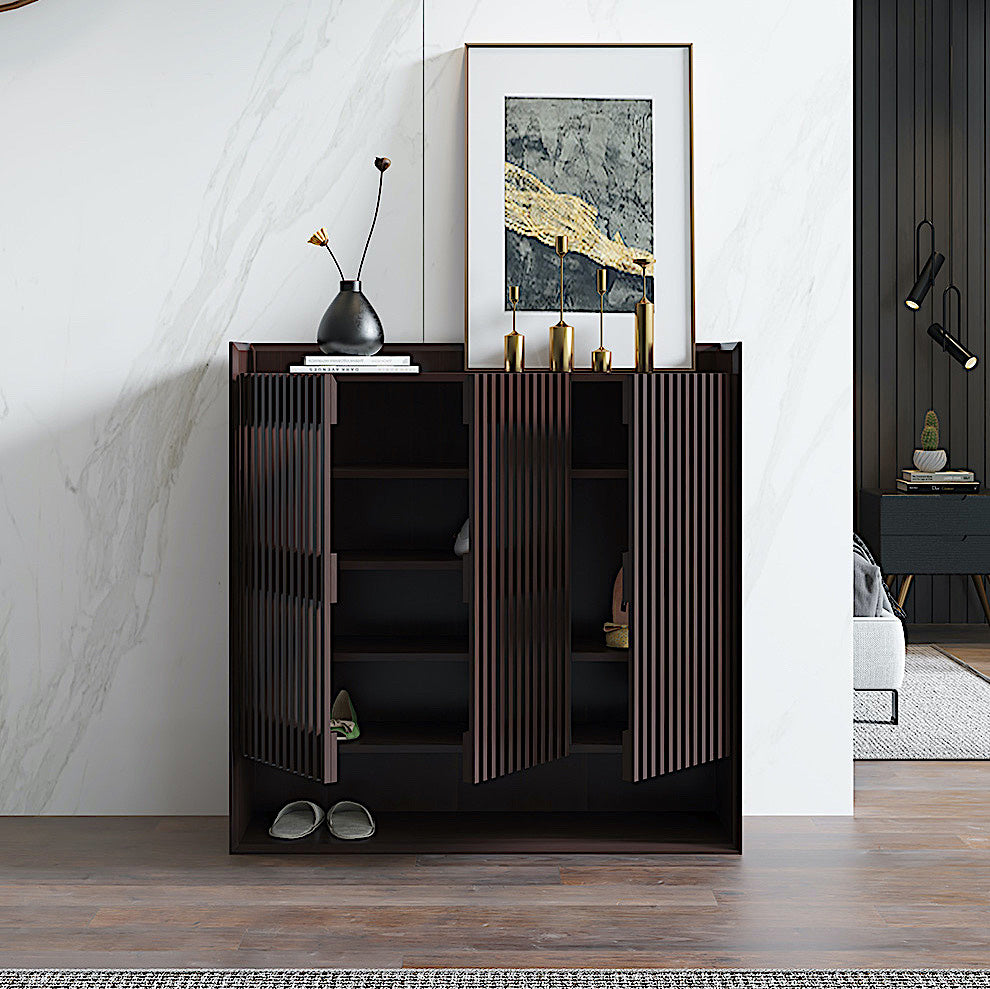 Walnut Shoe Rack